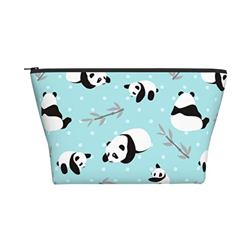 Tragbare Kosmetiktasche niedlichen Cartoon Panda Bär Make-up Tasche Reise Kulturbeutel für Mädchen Frauen von Ahdyr