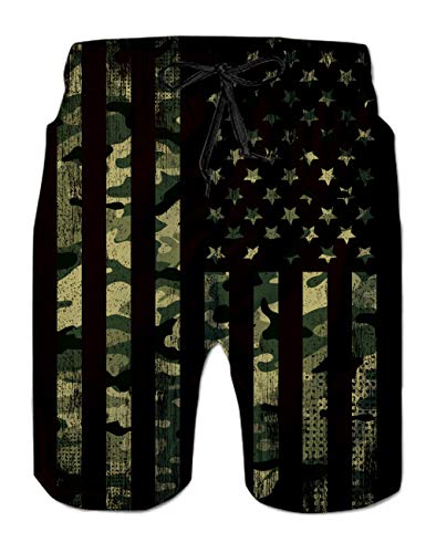 Ahegao Herren-Badehose, schnelltrocknend, 3D-gedruckt, Strand-Shorts mit Taschen, kühles Netzfutter, Badeanzüge, Amerikanische Flagge 1, XX-Large Ahegao Herren-Badehose, schnelltrocknend, 3D-gedruckt, Strand-Shorts mit Taschen, kühles Netzfutter, Badeanzüge, Amerikanische Flagge 1, XX-Large von Ahegao