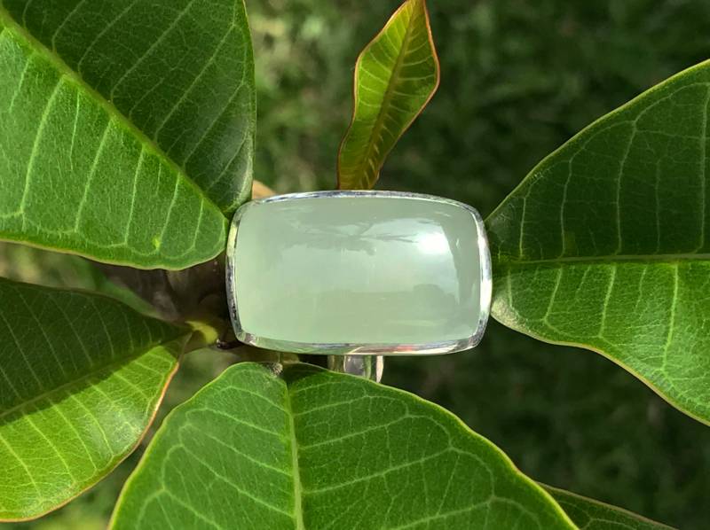 Aquamarinring Rechteckig Unikatring von AhiloDesign