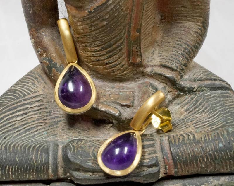 Ohrhänger Amethyst von AhiloDesign