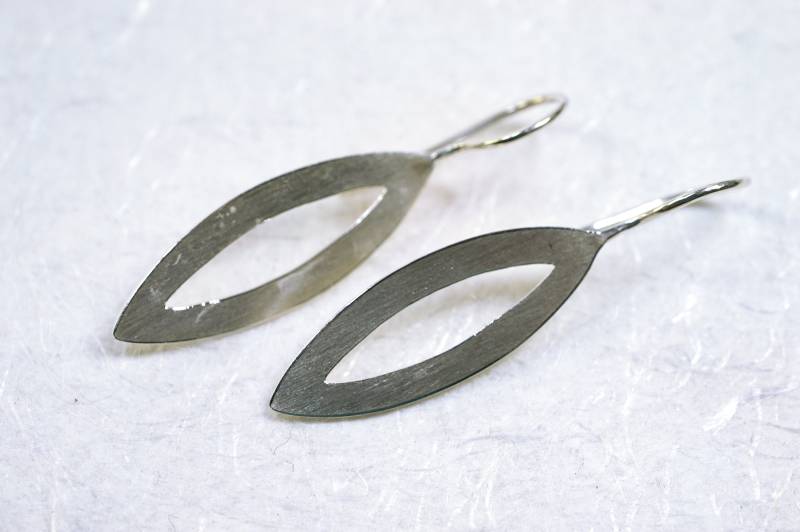 Ohrhänger Schlicht in Silber von AhiloDesign