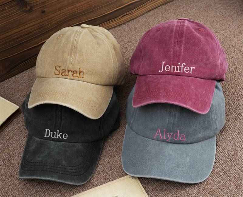 Custom Embroidered Dad Cap, Custom Text Hat, Bachelorette Party Hats, Drunk Vibes Hats, Gift For Bride, Gift New Mom von AhmadMiniBells