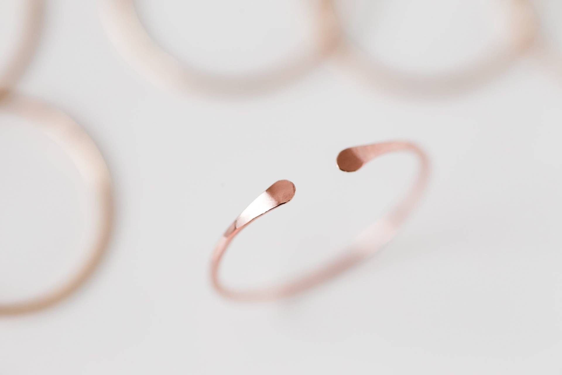 Offener Ring/Rose Gold Filled Manschettenring - Verstellbarer Geschenk Für Sie von AhneJewelry