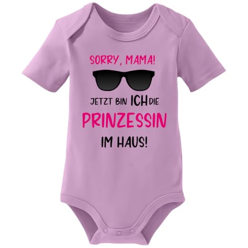 Ahoiikids Lustiger Baby-Body - 'Sorry Papa, Ich Bin Der Chef' - Unisex Baby Strampler, Geschenkidee für Jungen & Mädchen, Weicher Baumwoll-Body, Baby Outfit von Ahoiikids