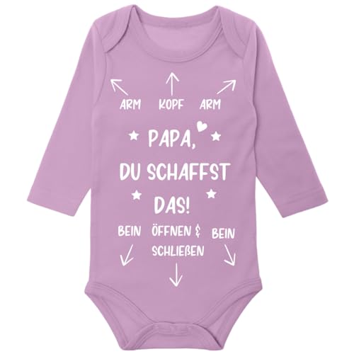 Lustiger Baby Body für Väter – Unisex Kurzarm & Langarm Strampler mit Anleitung – Größe 0-12 Monate Lustiger Baby Body für Väter – Unisex Kurzarm & Langarm Strampler mit Anleitung – Größe 0-12 Monate von Ahoiikids