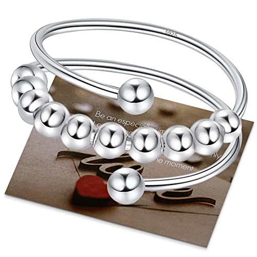 Anxiety Ring Silber 925 Stress Ring Damen Fidget Ring Damen,Stressring Silber Ringe 925 Frauen Angstring Silber Fidget Ring Spinner Ring Anxiety Ringe Verstellbar Ringe Für Frauen Anxiety Ring Silber 925 Stress Ring Damen Fidget Ring Damen,Stressring Silber Ringe 925 Frauen Angstring Silber Fidget Ring Spinner Ring Anxiety Ringe Verstellbar Ringe Für Frauen von Ahokei