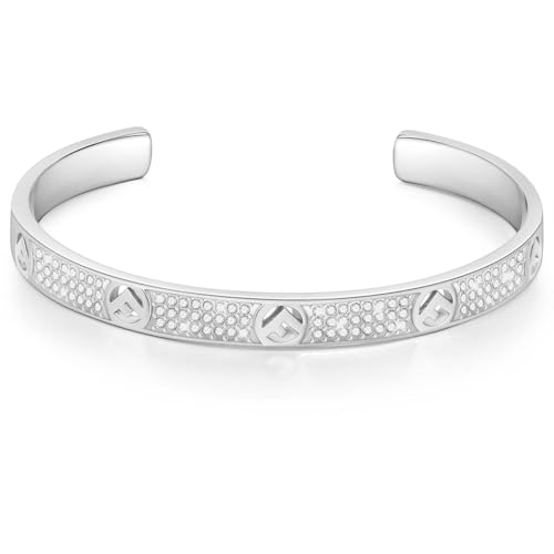 Armreif Silber 925 Damen, Armband Silber, Bracelet Women, Armreifen Mit Offenem, Mit Buchstaben Gravur Und Zirkonien Verzierung,Ca. 13g, Breite Des Ca. 5mm, Geburtstagsgeschenk Armreif Silber 925 Damen, Armband Silber, Bracelet Women, Armreifen Mit Offenem, Mit Buchstaben Gravur Und Zirkonien Verzierung,Ca. 13g, Breite Des Ca. 5mm, Geburtstagsgeschenk von Ahokei