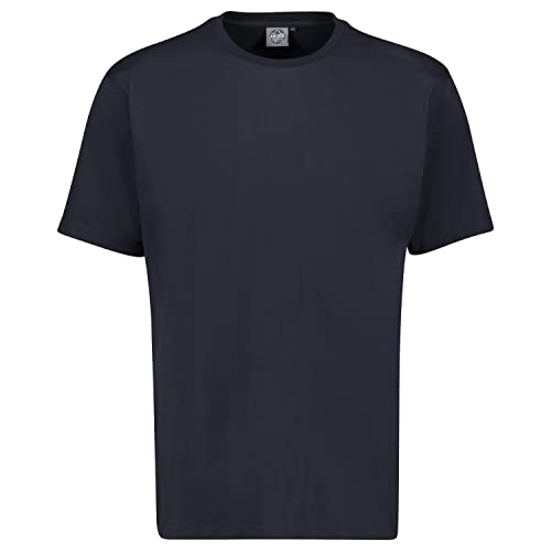 Ahorn Sportswear Basic Shirt mit Rundhalsausschnitt für Männer blau bis Übergröße 10XL, Größe:5XL von Ahorn Sportswear