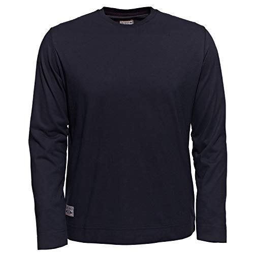 Ahorn Sportswear Übergrößen !!! Basic Longsleeve T-Shirt Blau 3XL von Ahorn Sportswear