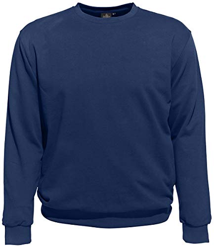 AHORN SPORTSWEAR Übergrößen Designer Sweatshirt Alpine Blue 7XL von AHORN SPORTSWEAR