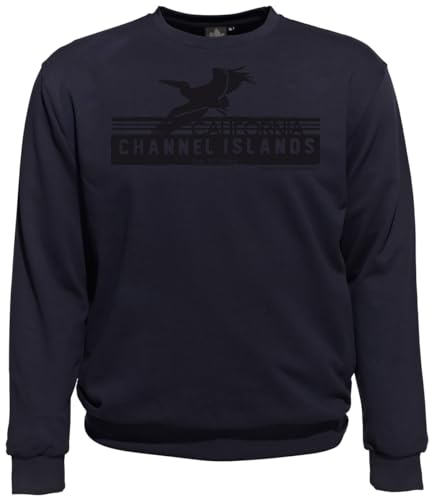 Ahorn Sportswear Übergrößen Sweatshirt Channel Island schwarz Navy 7XL von Ahorn Sportswear