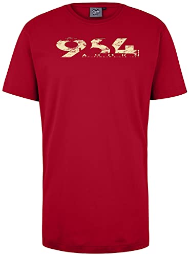 AHORN SPORTSWEAR Übergrößen T-Shirt 964 Ahorn beige Cayenne red 6XL von AHORN SPORTSWEAR