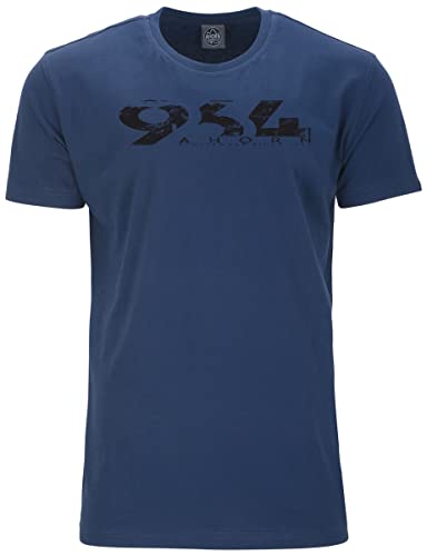 AHORN SPORTSWEAR Übergrößen T-Shirt 964 Ahorn schwarz Alpine Blue 3XL von AHORN SPORTSWEAR