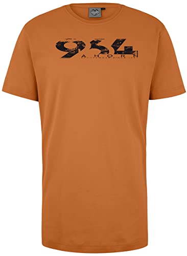 AHORN SPORTSWEAR Übergrößen T-Shirt 964 Ahorn schwarz Dark orange 3XL von AHORN SPORTSWEAR