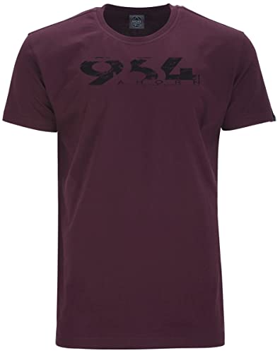 AHORN SPORTSWEAR Übergrößen T-Shirt 964 Ahorn schwarz Maroon Red 3XL von AHORN SPORTSWEAR