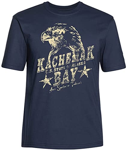 AHORN SPORTSWEAR Übergrößen T-Shirt Eagle beige Dark Blue 3XL von AHORN SPORTSWEAR
