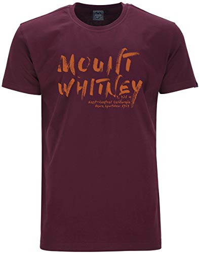 Ahorn Sportswear Übergrößen T-Shirt Mount Whitney orange Maroon red 4XL von Ahorn Sportswear