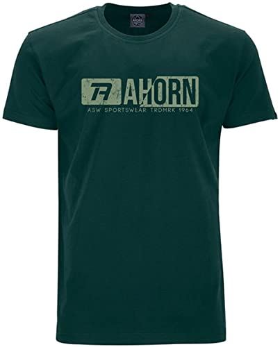 AHORN SPORTSWEAR Übergrößen T-Shirt Trademark pastellgrün Bottle Green 3XL von AHORN SPORTSWEAR