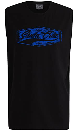 AHORN SPORTSWEAR Übergrößen Tanktop Santa Cruz blau Schwarz 4XL von AHORN SPORTSWEAR