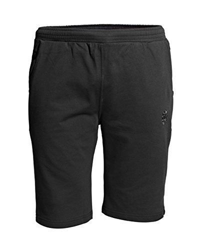 AHORN SPORTSWEAR Übergrößen Top Sweat Bermuda Short Schwarz 4XL von AHORN SPORTSWEAR