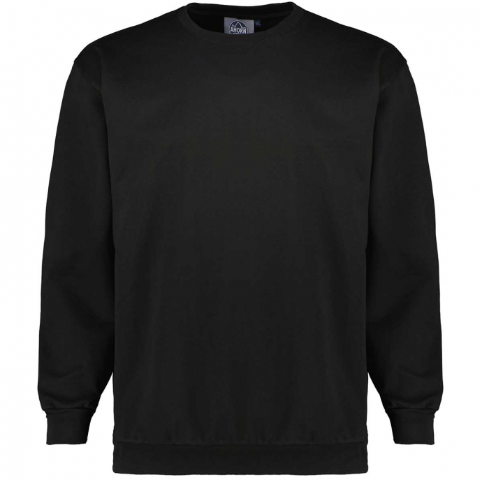 Ahorn Basic Sweatshirt aus weichem Baumwoll-Stretch von Ahorn