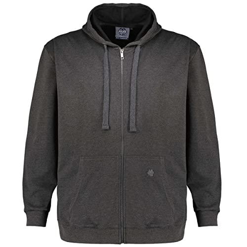 Große Größen - Ahorn Herren Sweatjacke in Übergröße 4XL von Ahorn