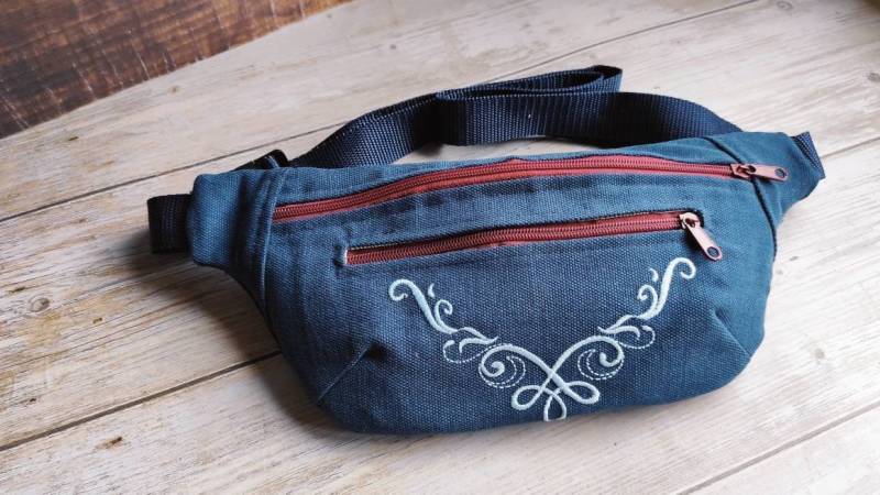 Hipbag // Bauchtasche Hüfttasche Crossbodybag Canvas von Ahrwerk