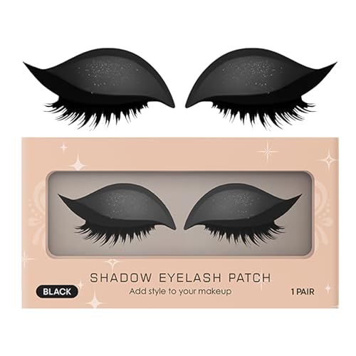 Ahuuen Lidschatten Wimpern Aufkleber | Wiederverwendbare Aufkleber Lidschatten für Damen | Wasserfeste Lang Anhaltende Wimpern Für Frauen Party Hochzeit Reise Festival Halloween Cosplay von Ahuuen