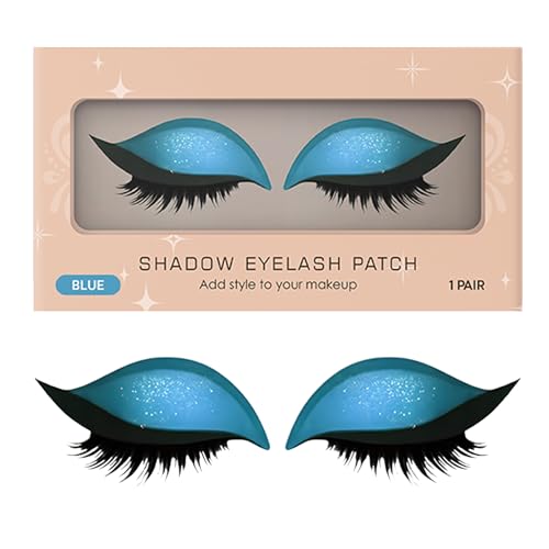 Ahuuen Wimpern Schatten | Wiederverwendbare Augen Make Up Sticker,Wasserfeste Lang Anhaltende Wimpern Für Frauen Party Hochzeit Reise Festival Halloween Cosplay Nachtleben von Ahuuen