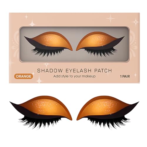 Ahuuen Wimpernschatten Aufkleber | Wiederverwendbare Falsche Wimpernschatten Pads | Wasserfeste Lang Anhaltende Wimpern Für Frauen Party Hochzeit Reise Festival Halloween Cosplay Nachtleben von Ahuuen