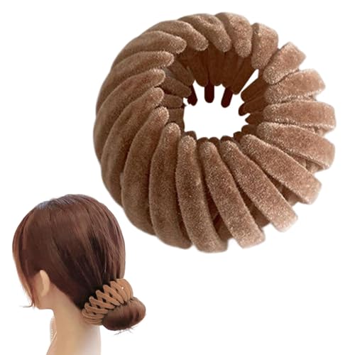 Zauberer Haarclip | Vögel Nest Hair Clip | Samtvögel Nest Haarnadel | Erweiterbarer Pferdeschwanzhalter | Accessoires Styling für Frauen Mädchen | Für dünne, dicke, feine, lockige Haare | 7 Farben von Ahuuen