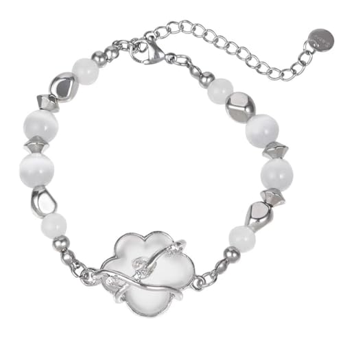 Ai.Moichien Halbedelstein-Perlen-Armbänder, natürliche Kristall-Armbänder für Damen und Herren, Stretch-Armband, Yoga-Armbänder, Schmuckgeschenke, 16 cm von Ai.Moichien