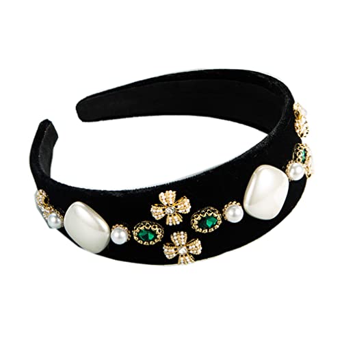 Ai.Moichien Vintage Perle Diamant Stirnband Barock Stirnband Modeschmuck Stirnband Accessoires Damen Mädchen von Ai.Moichien