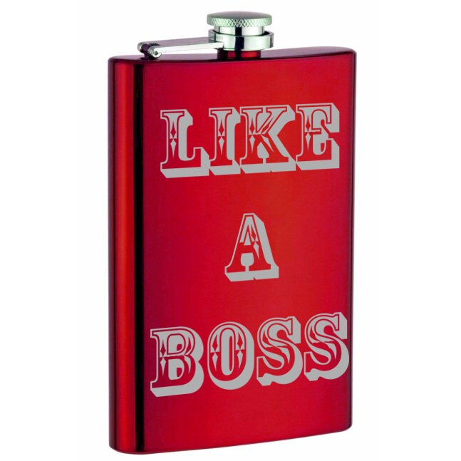 Edelstahl Flachmann - Benutzerdefinierte Graviert Wie A-Boss-Kolben Edelstahl Flachmann - Benutzerdefinierte Graviert Wie A-Boss-Kolben von AiLaserDesign