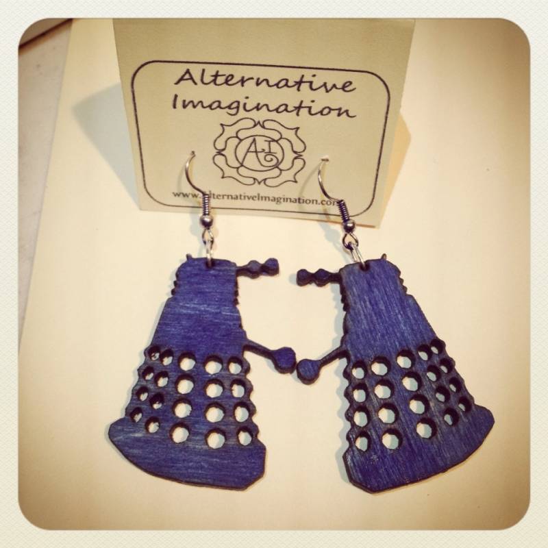 Lasercut Dalek Dr. Die Ohrringe Lasercut Dalek Dr. Die Ohrringe von AiLaserDesign