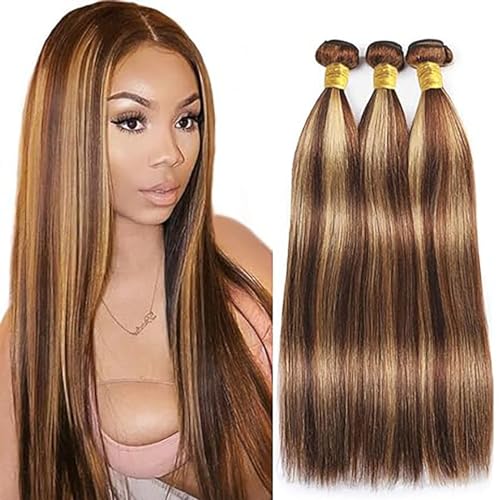 AiPliantfis Blonde Bundles Human Hair Extension Straight P427 Tressen Echthaar Unprocessed Virgin Hair 100g/PC 300g Total Unprocessed Virgin Hair for Women 16 18 20 Zoll AiPliantfis Blonde Bundles Human Hair Extension Straight P427 Tressen Echthaar Unprocessed Virgin Hair 100g/PC 300g Total Unprocessed Virgin Hair for Women 16 18 20 Zoll von AiPliantfis