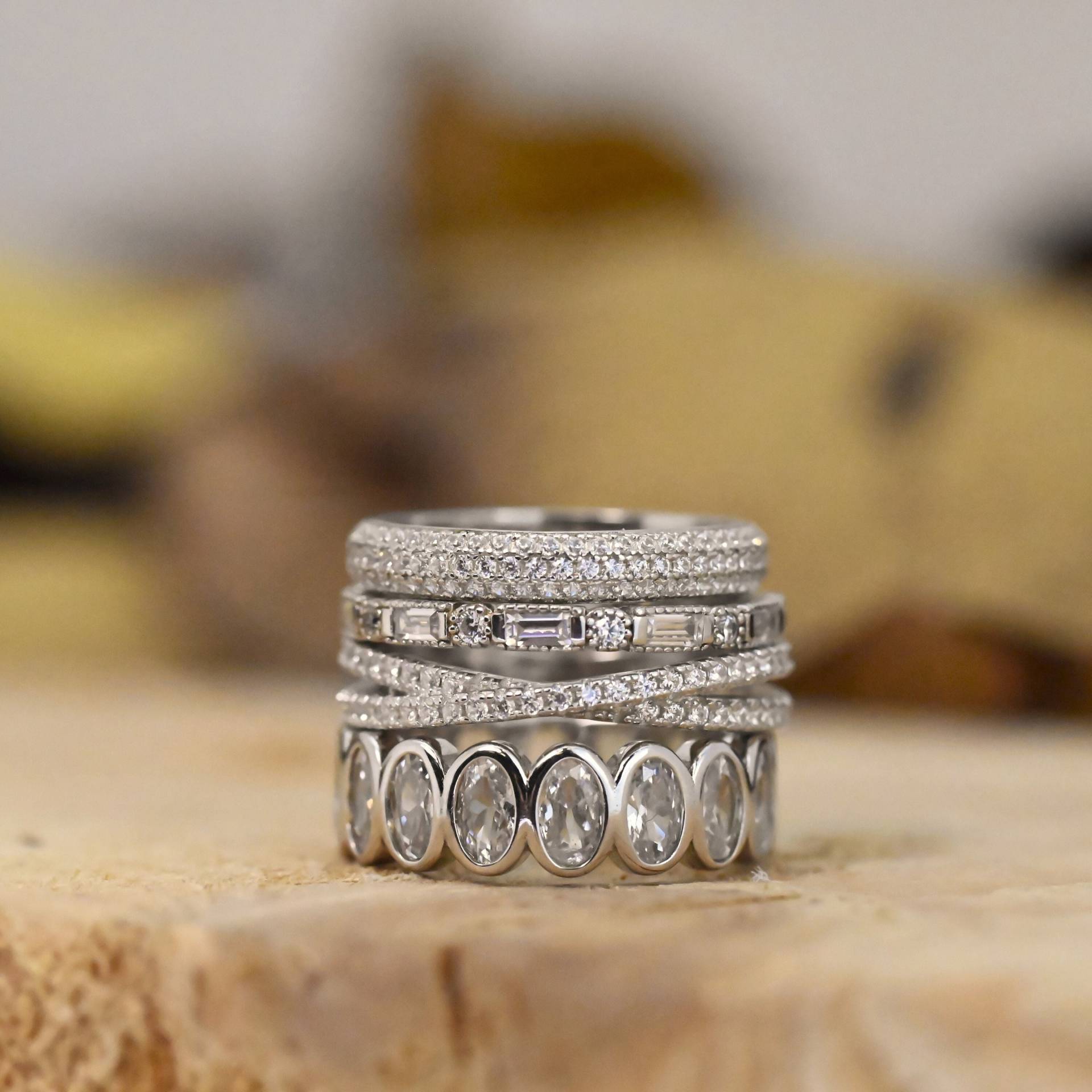 1.8mm Gemischte Eternity Silber Eheringe, Ring, Minimalist Zarte Stapeln Layering Brautjungfer Geschenk, Geschenk Für Sie von AiaJewelryUS