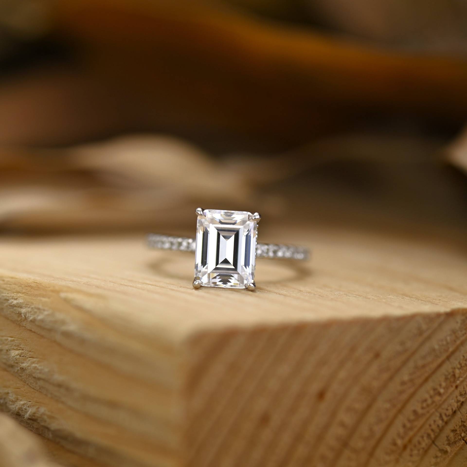 2.25Ct Diamant Im Smaragdschliff, Verlobungsring Für Frauen, Einzigartiger Vorschlag, Ehering, Versprechensring, Brautjungfer Schmuck Geschenk Sie von AiaJewelryUS