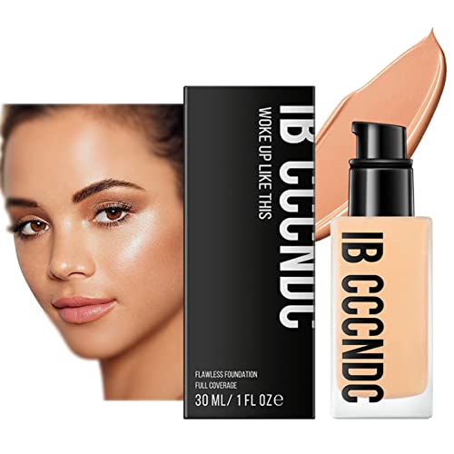 Concealer flüssige Foundation - Bright Boost Hydrating Tint Makeup Liquid Foundation | Feuchtigkeitsspendendes, ölfreies flüssiges Foundation-Make-up für Frauen und Männer und Mädchen Aibyks von Aibyks