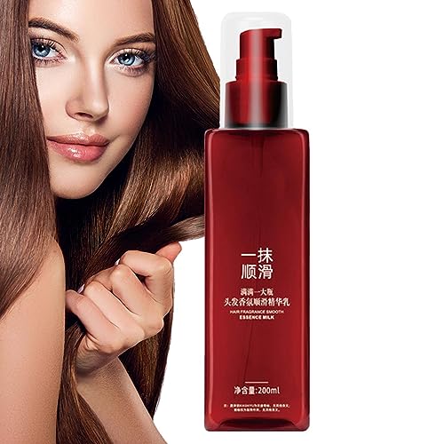 Conditioner-Creme einwirken lassen | Feuchtigkeitsspendende Haarglättungsessenz mit langanhaltendem Duft | 7,04 fl.oz Anti Frizz Control Haar-Feuchtigkeitscreme für Frauen, verhindert Spliss Aibyks von Aibyks