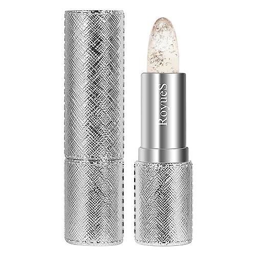 Crystal Jelly Lippenstift | Jelly nährender Farbwechsel-Lippenbalsam | Goldfolienklarer Lipgloss – Langanhaltender, feuchtigkeitsspendender Lippenstift für Frauen und Mädchen Aibyks von Aibyks