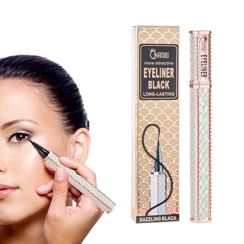 Flüssiger Eyeliner-Stift | Langlebiges Eyeliner-Make-up,Wimpern-Eyeliner-Stift, schnell trocknend, Make-up-Kosmetik-Werkzeuge für Frauen und Mädchen für Büros, Einkaufen Aibyks von Aibyks