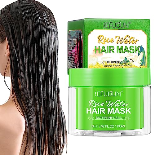 Maske für Haare | Rosmarinöl Mandelöl Kokosöl Haarmaske für Frauen,Smooth Anti-Breaking 100 ml, nicht fettende, tief reparierende Haarpflegemittel für Spliss und trockenes, geschädigtes Haar Aibyks von Aibyks