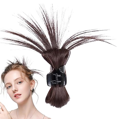 Messy Bun Haarspange - Hot Girl Chicken Nest Flauschiges Haarvolumen | Fleischbällchen-Kopfkralle, halbhohe Haarspangen, Hühnerstall-Fleischbällchen-Haarkratzer, künstliche Haarspange Aibyks von Aibyks