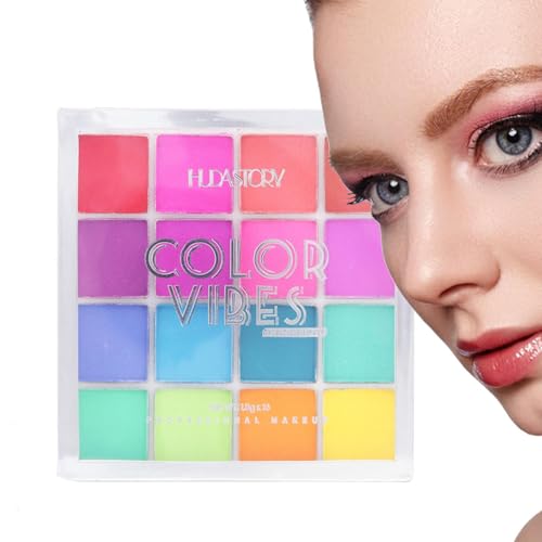 Mischbare Lidschatten - Langanhaltende matte Lidschatten-Palette 16 Farben - Augen-Make-up-Zubehör für Zuhause, Arbeit, Einkaufen, Reisen, Treffen, Verabredungen Aibyks von Aibyks