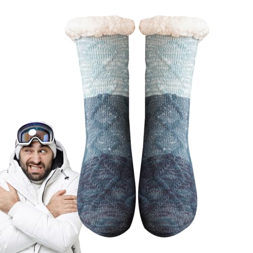 Rutschfeste Damensocken, Fuzzy-Bodensocken - Slipper-Socken für Damen | Bequeme flauschige Schlafsocken, rutschfest, atmungsaktiv, für Kinder, Männer, Geschenke für schwangere Mütter Aibyks von Aibyks