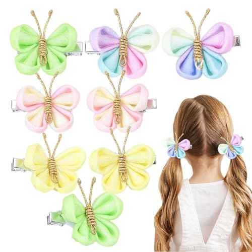 Schmetterlingskralle für Haare - Tüll Mesh Clips Haarklammer Schmetterlinge Pins,Haarschmuck für Mädchen, französische Haarspangen, Geschenk für Frauen und Mädchen Aibyks von Aibyks