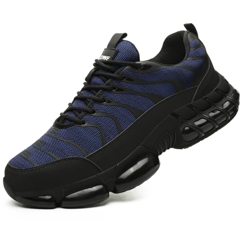 Aicowe Arbeitsschuhe Herren Damen Sicherheitsschuhe Sportliche Leicht Atmungsaktiv Stahlkappenschuhe Industrielle Schutzschuhe 333 Blue 43 Aicowe Arbeitsschuhe Herren Damen Sicherheitsschuhe Sportliche Leicht Atmungsaktiv Stahlkappenschuhe Industrielle Schutzschuhe 333 Blue 43 von Aicowe