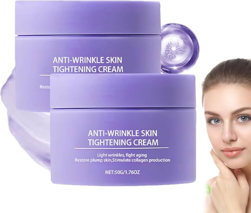 Anti-wrinkle Skin Tightening Cream for Face, Skin Tightening Cream For Body, Cellulite Cream Smooths While You Sleep, Skin Tightening Gel for Woman Man, 50g (2pcs) von Aicoyiu