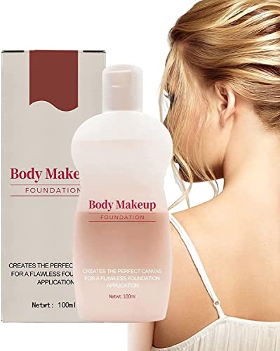 Body Makeup Full Coverage Foundation, Waterproof Body Foundation Makeup for Swimming, Leg And Body Makeup Foundation For All Skin Types, 100ml (1pcs, 10cm) von Aicoyiu